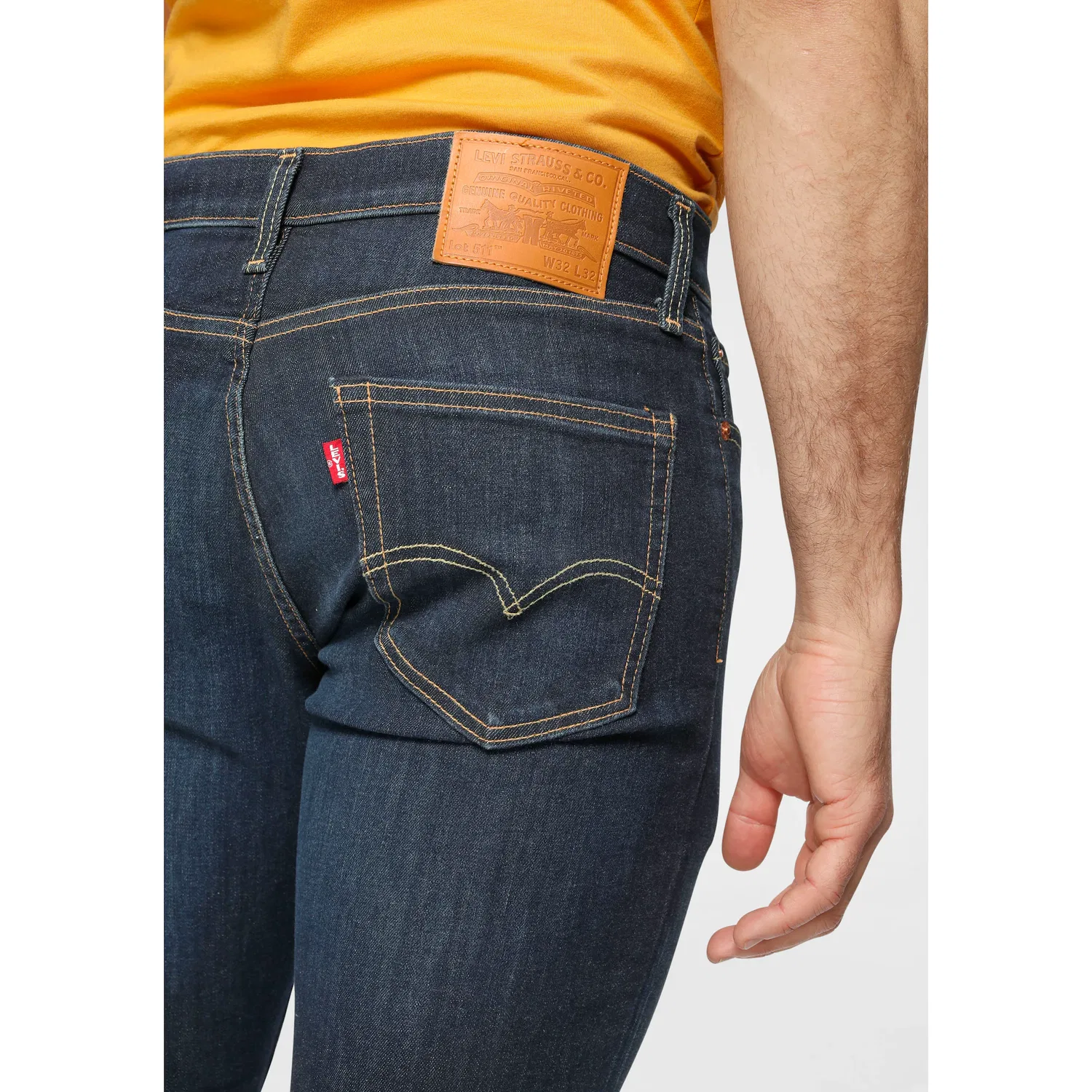Мужские облегающие джинсы с эффектом стрейч Levi's, Blue — фото 3