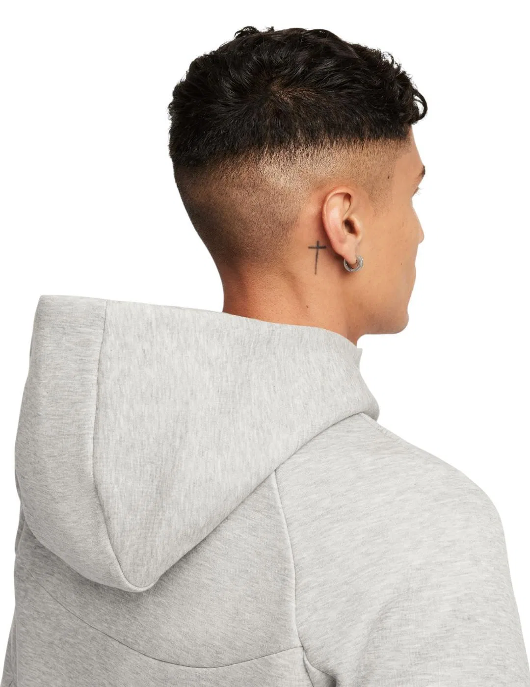Мужское худи Tech Grey Nike, серое — фото 4