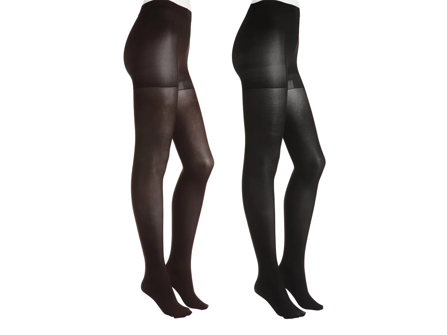 

Колготки Control Top Women's Tights - 2 Pack Hue Hosiery, коричневый/черный