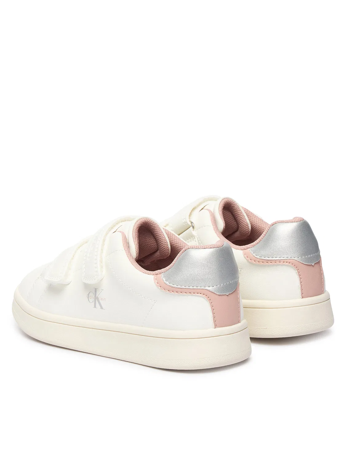 Кроссовки для девочки Low Cut Velcro Sneaker Calvin Klein, белый — фото 3
