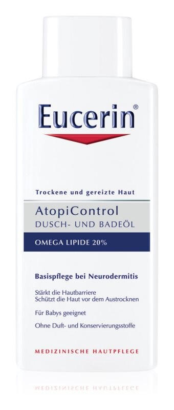 

Масло для душа и ванны для сухой и зудящей кожи Eucerin AtopiControl