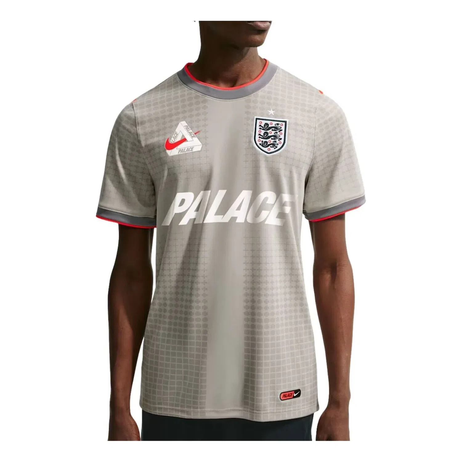 Мужская футболка Nike x England x Palace Academy Pro, серый