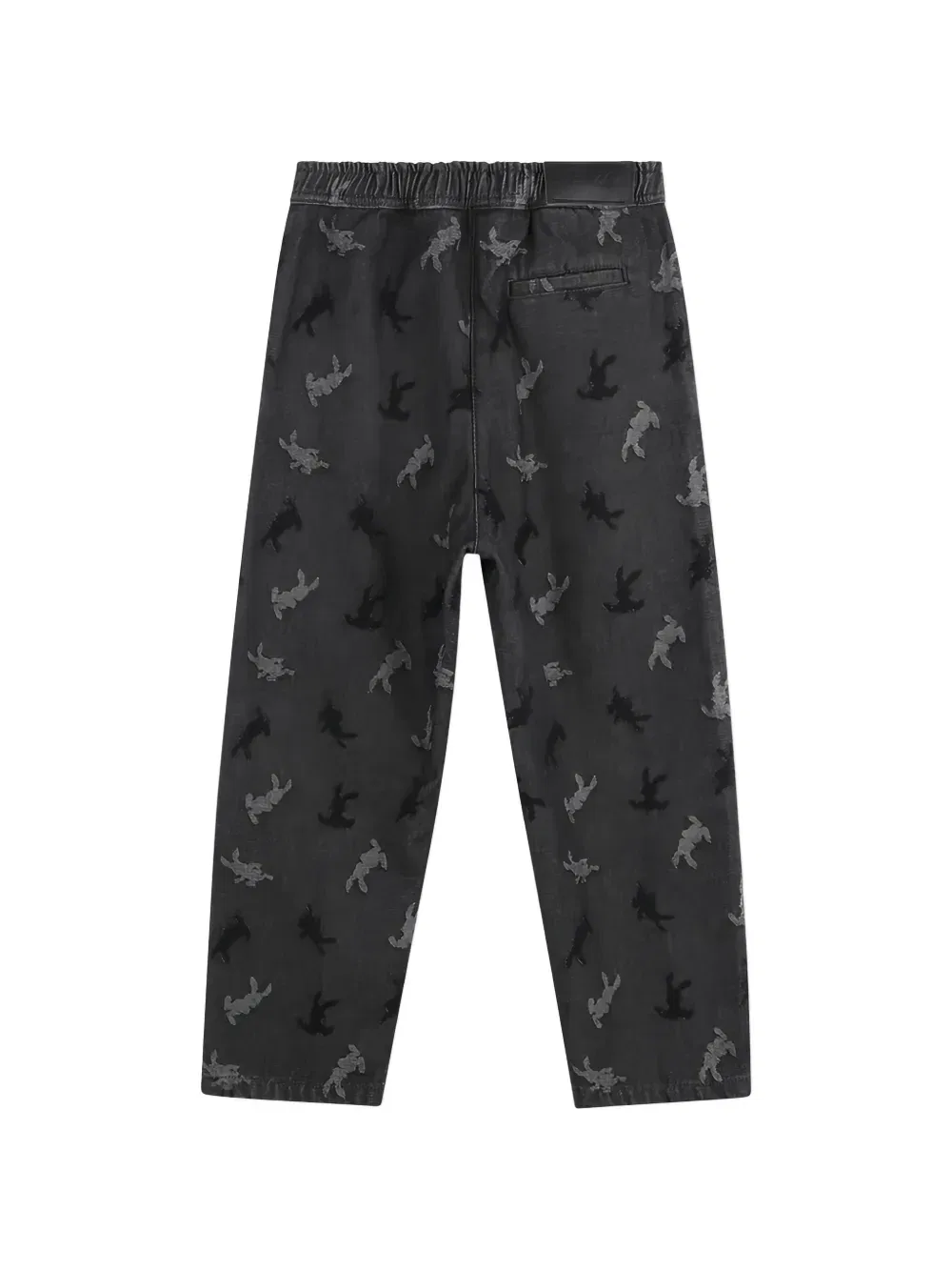 Джинсы с кроличьим принтом Kenzo Kids, серый — фото 2