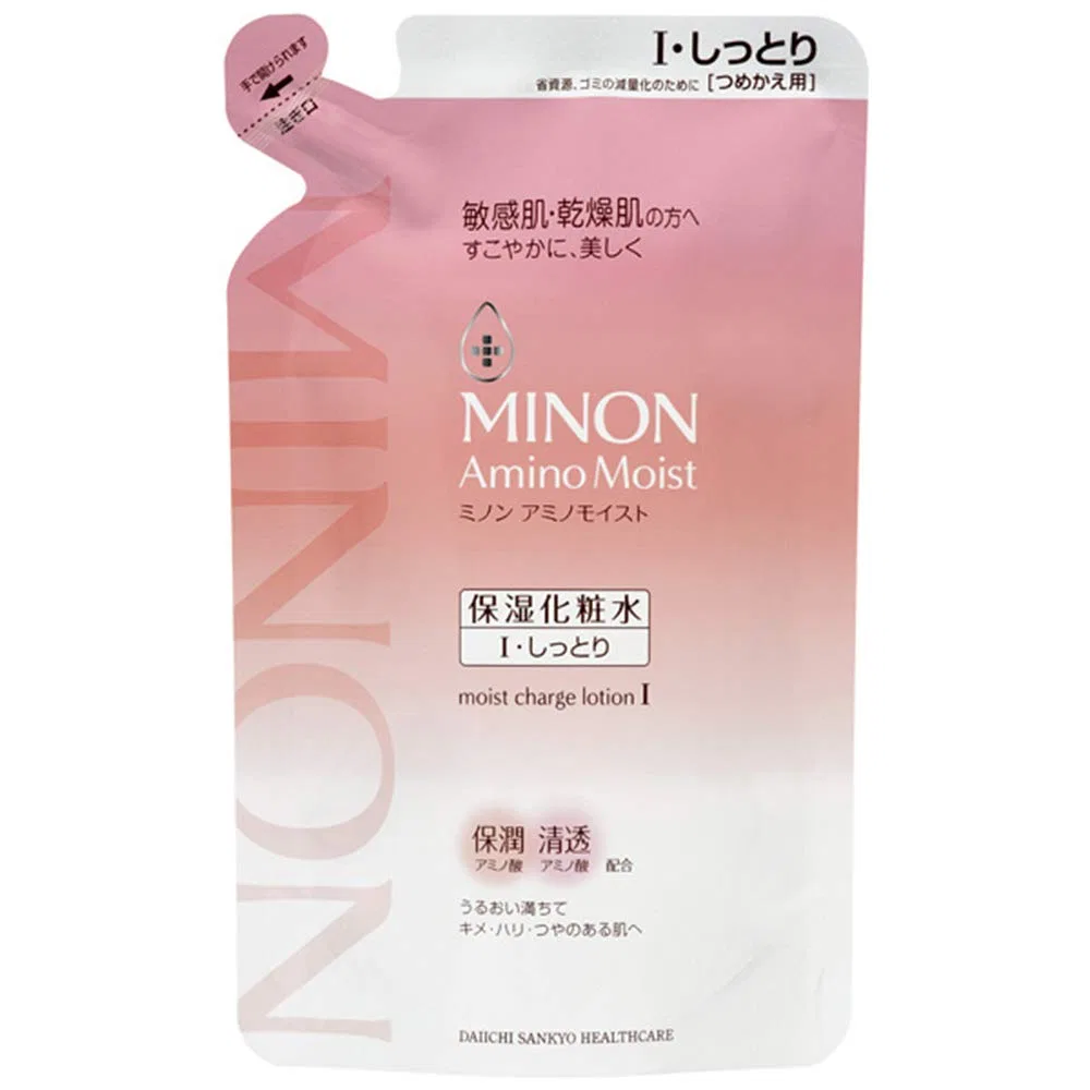 Лосьон Amino Moist Moist Charge 1, увлажняющий, Minon, набор 2 шт., 130 мл, Green Tea