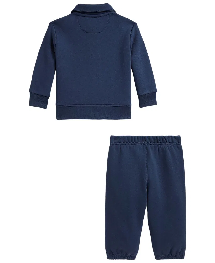 Комплект из свитшота и брюк из флиса с принтом Polo Sportsman Polo Ralph Lauren, Rustic Navy — фото 2