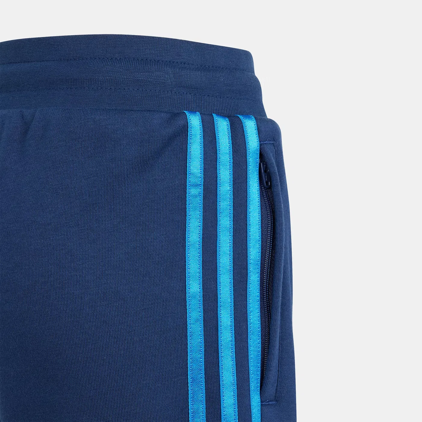 Шорты из футера с застежкой-молнией VRCT Adidas Originals, темно-синий — фото 4
