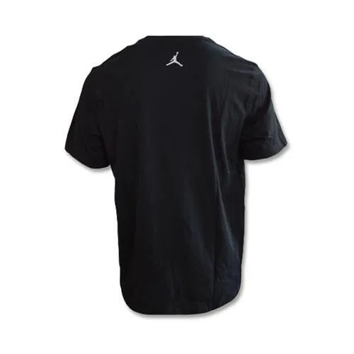 Мужская хлопковая футболка Jumpman Air Crew Nike, Schwarz — фото 2