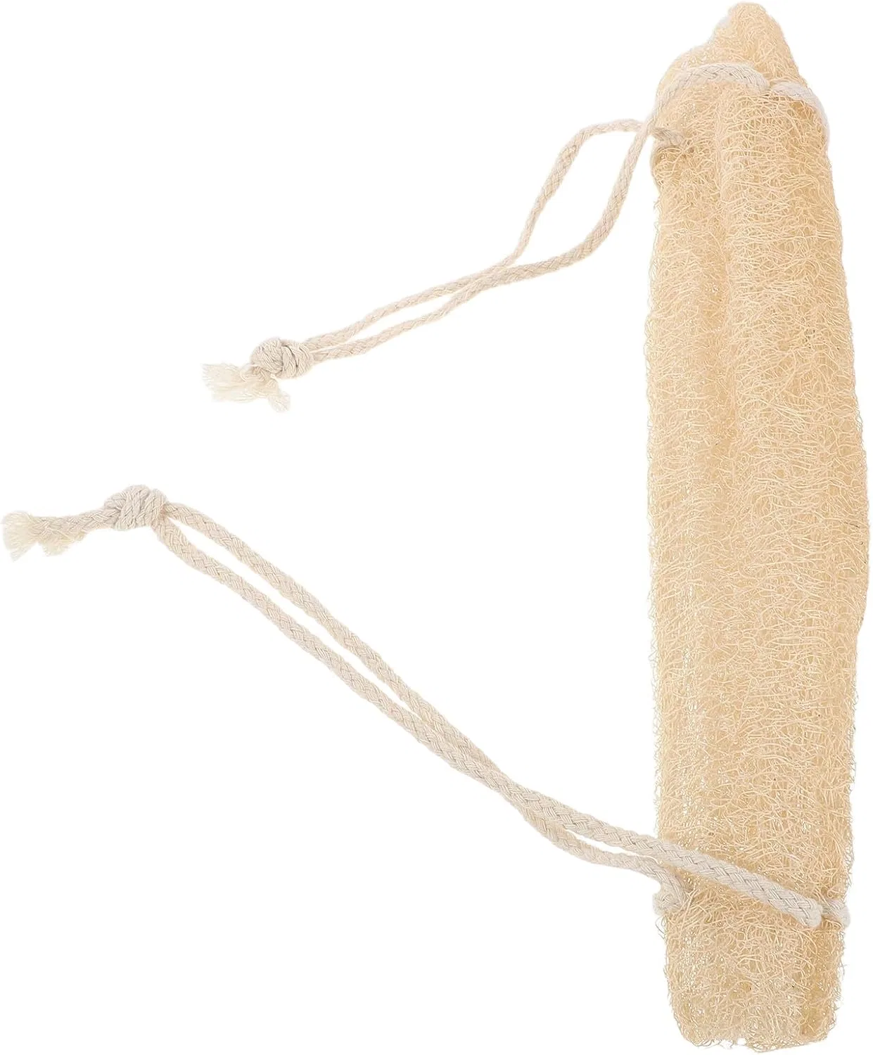 Мочалка для тела из люфы, Amosfun, 33.5x6x6 см, Beige