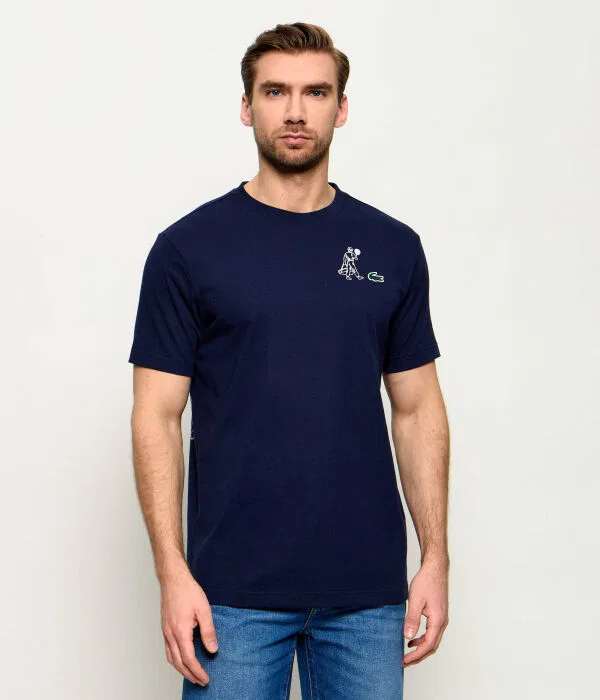 Мужская футболка Ultra Dry Lacoste, Blu Marino