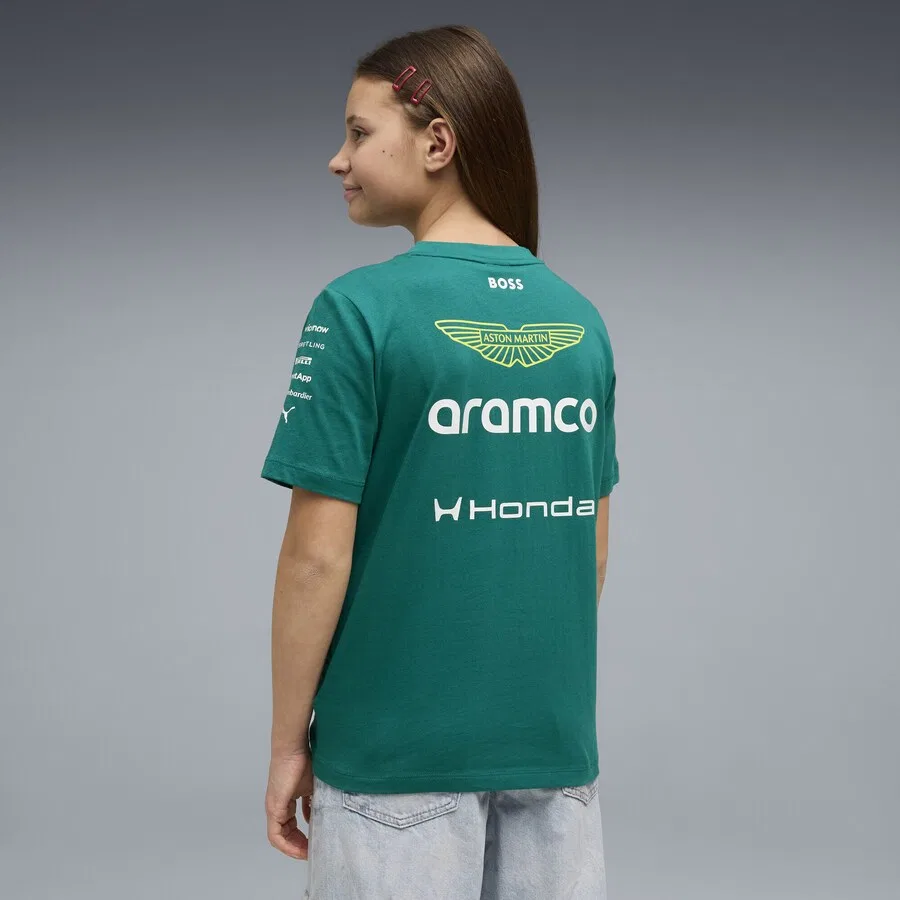 Футболка PUMA Performance Shirt изумрудного цвета, Kiwi — фото 4