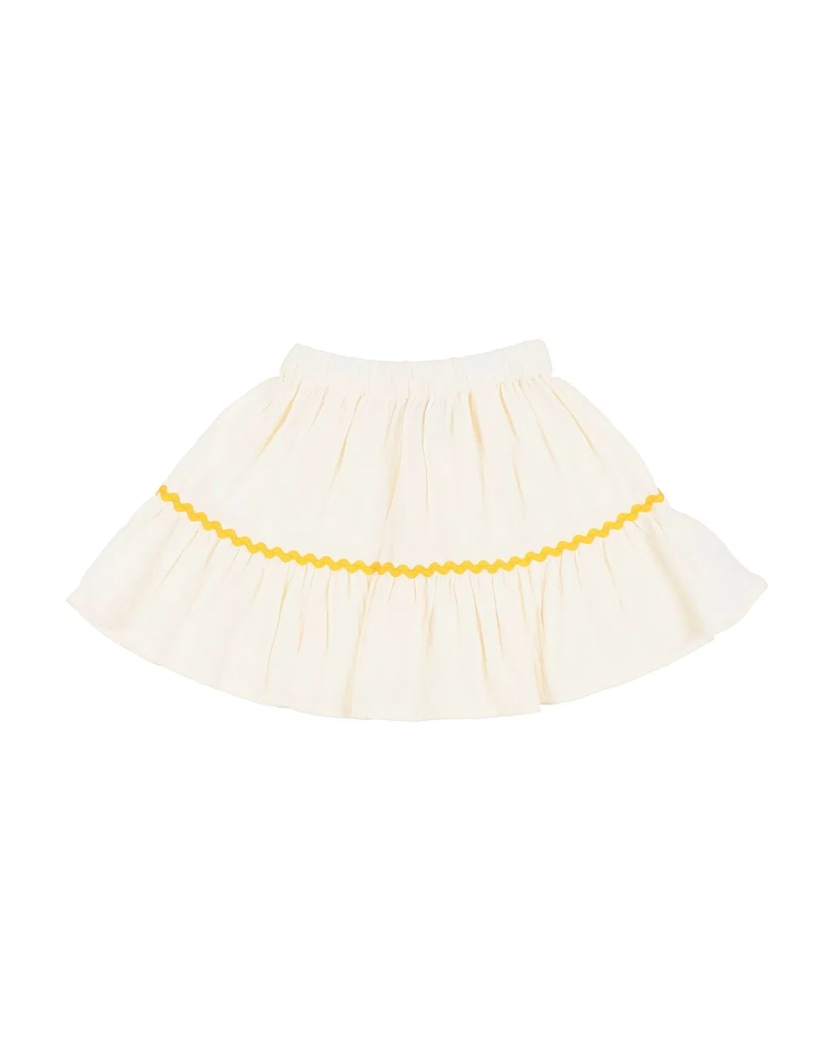 Детская юбка для девочек из сейкера Mipounet, айвори