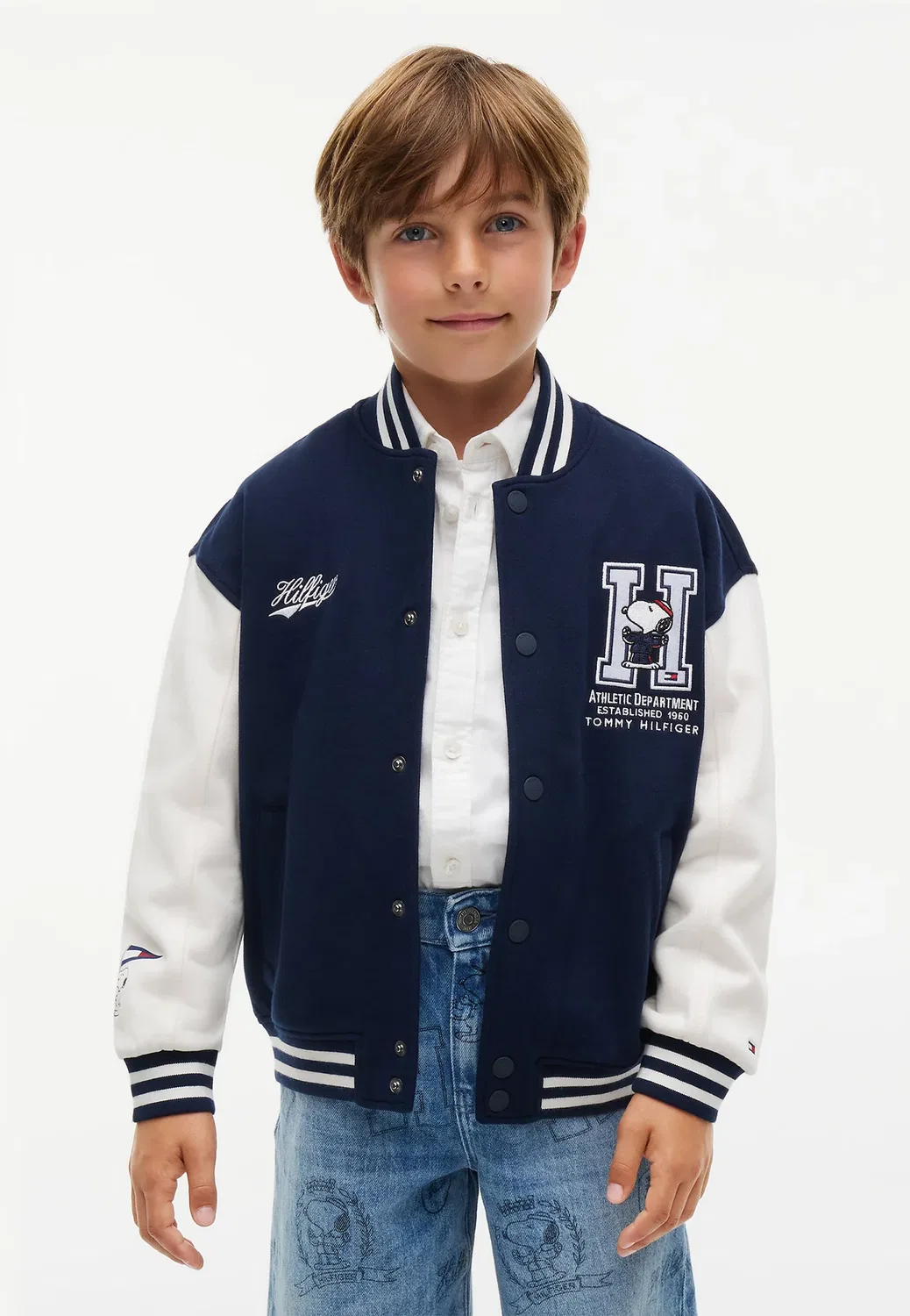 Куртка-Бомбер Peanuts унисекс - куртка-бомбер Tommy Hilfiger, Dark Blue