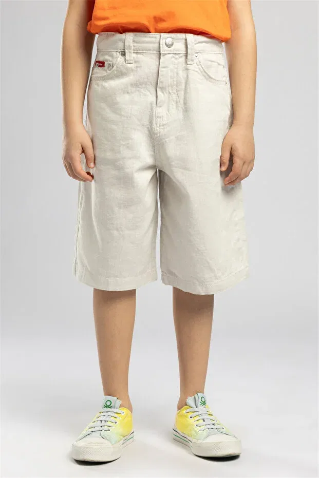 Детские шорты для мальчиков хлопковые Ally boy's shorts Lee Cooper, White — фото 3