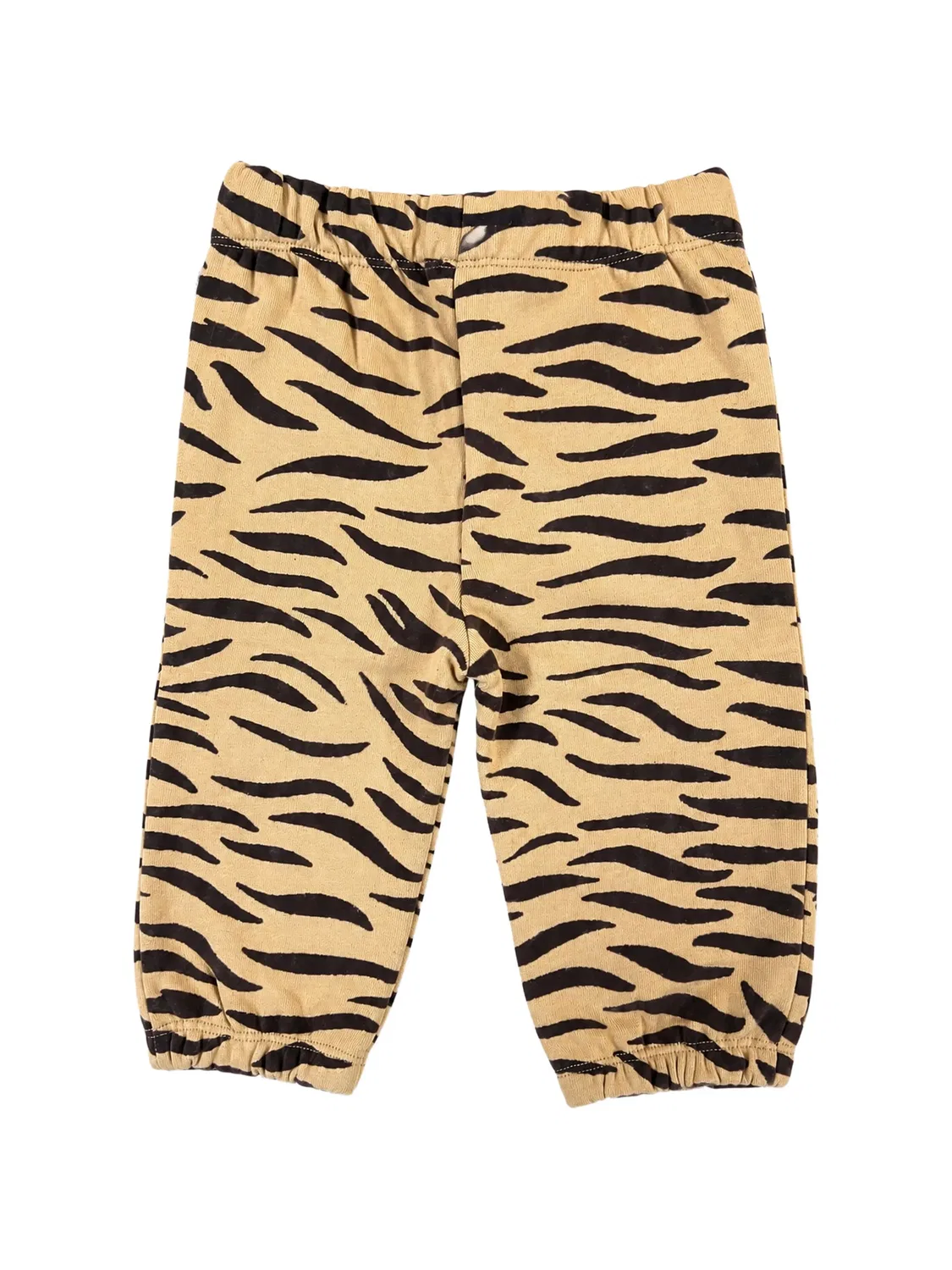 Спортивные штаны с тигровым принтом Stella Mccartney Kids, коричневый — фото 2