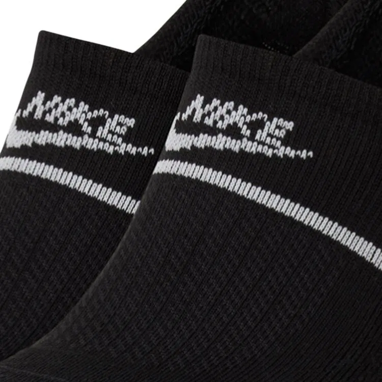 Мужские носки с длиной до щиколотки, комплект из 2 пар, Nike, Black — фото 4