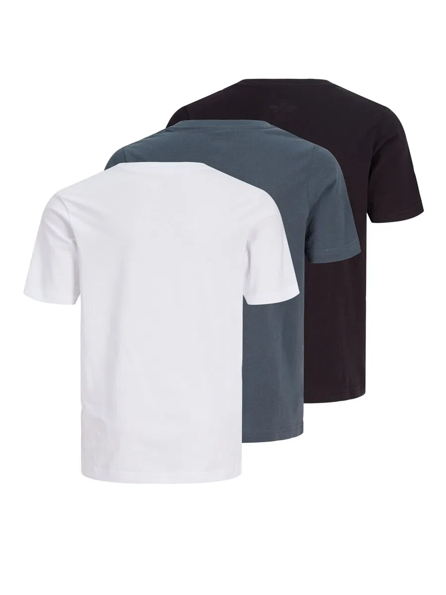 Детская рубашка 'JJMUNK' в темно-синем, черном и белом цветах Jack & Jones Junior — фото 2
