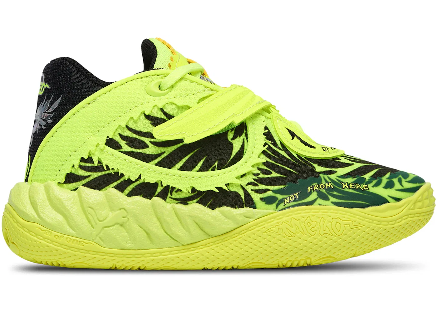 Детские кроссовки для мальчиков баскетбольные LaMelo Ball MB.05 Puma, Yellow Alert/Puma Black