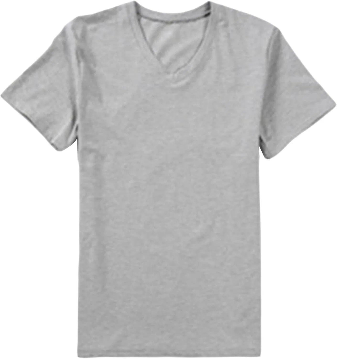 Мужская облегающая футболка с V-вырезом Slim Fit, Grey