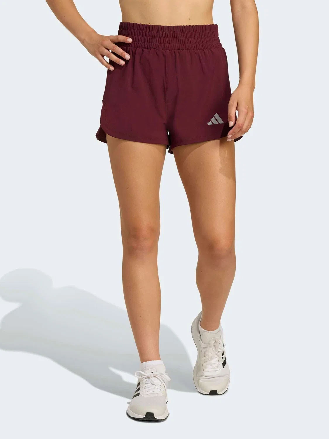 Шорты для тренировок adidas Tech Pacer, Maroon Red