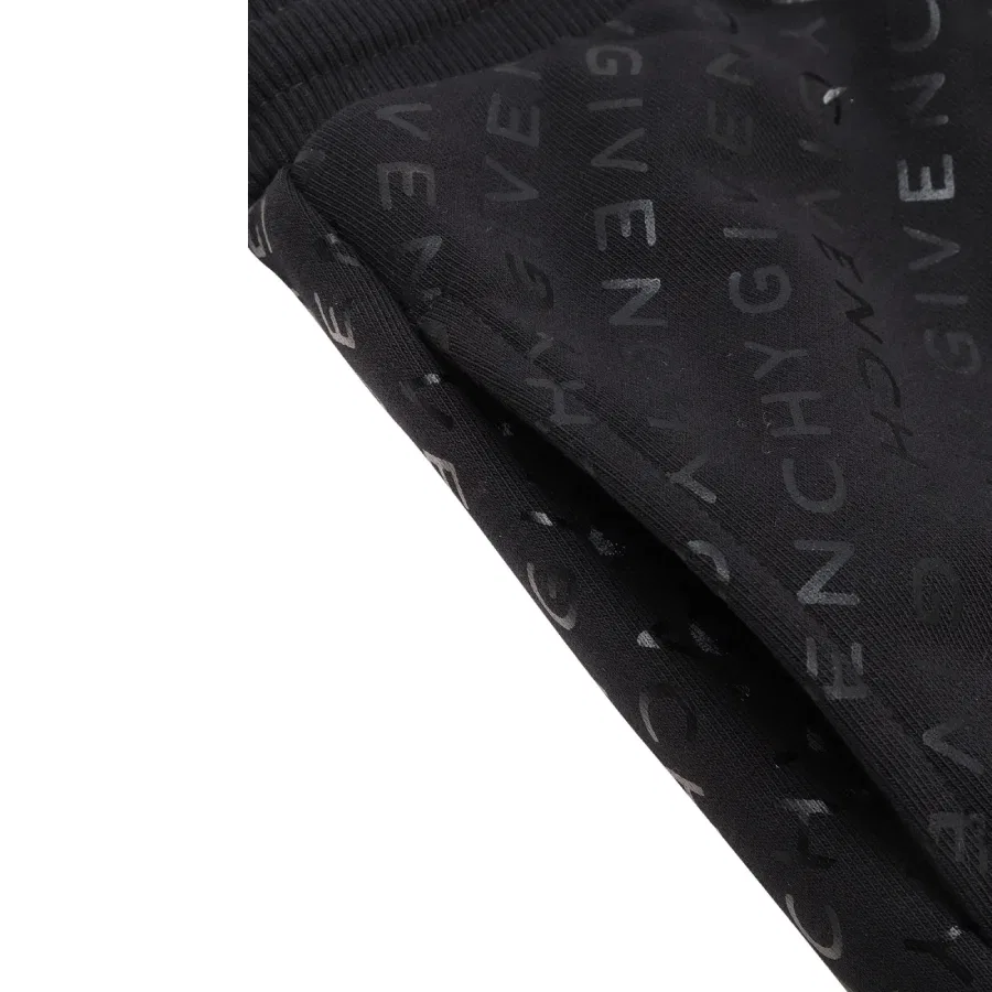 Юбка с принтом Kids All-Over Logo Print Cotton-Blend Skirt Givenchy, Black — фото 3