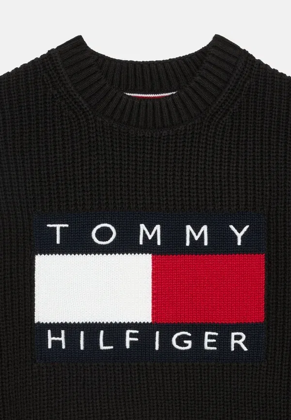 Джемпер с фотопринтом Tommy Hilfiger, черный — фото 3