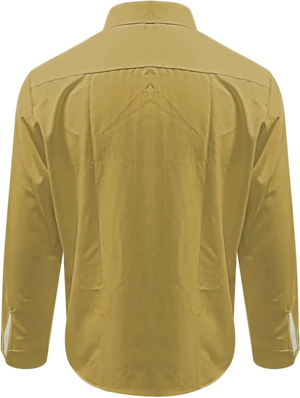 Мужская облегающая рубашка с растяжением Casual, Yellow — фото 3