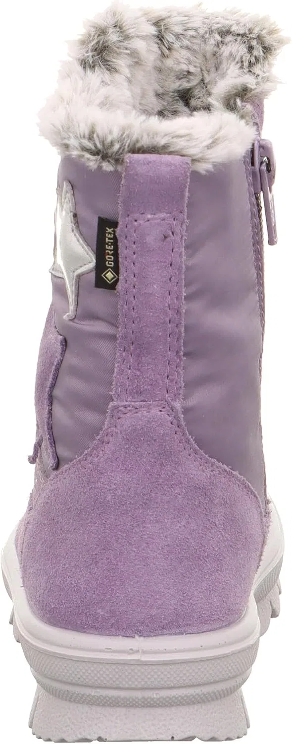 Детские зимние сапоги для девочек Snow Boot Superfit, Lilac Silver — фото 3