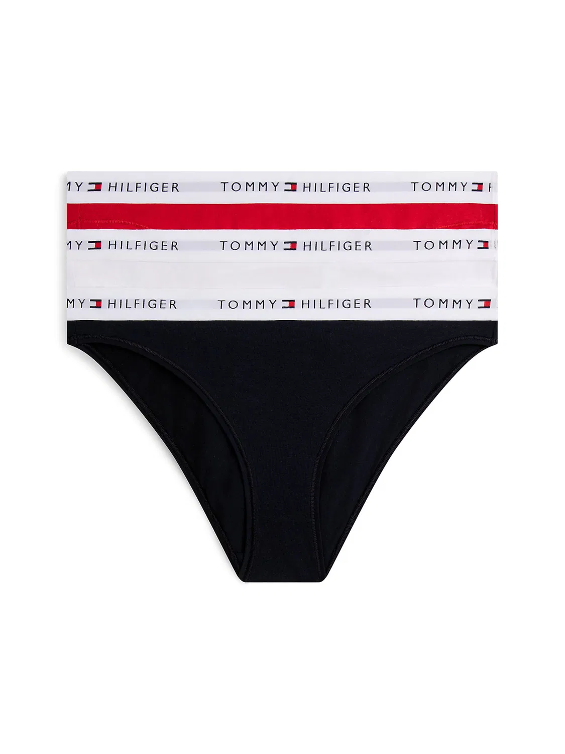 Трусики Tommy Hilfiger Essential в красном, черном и белом цветах