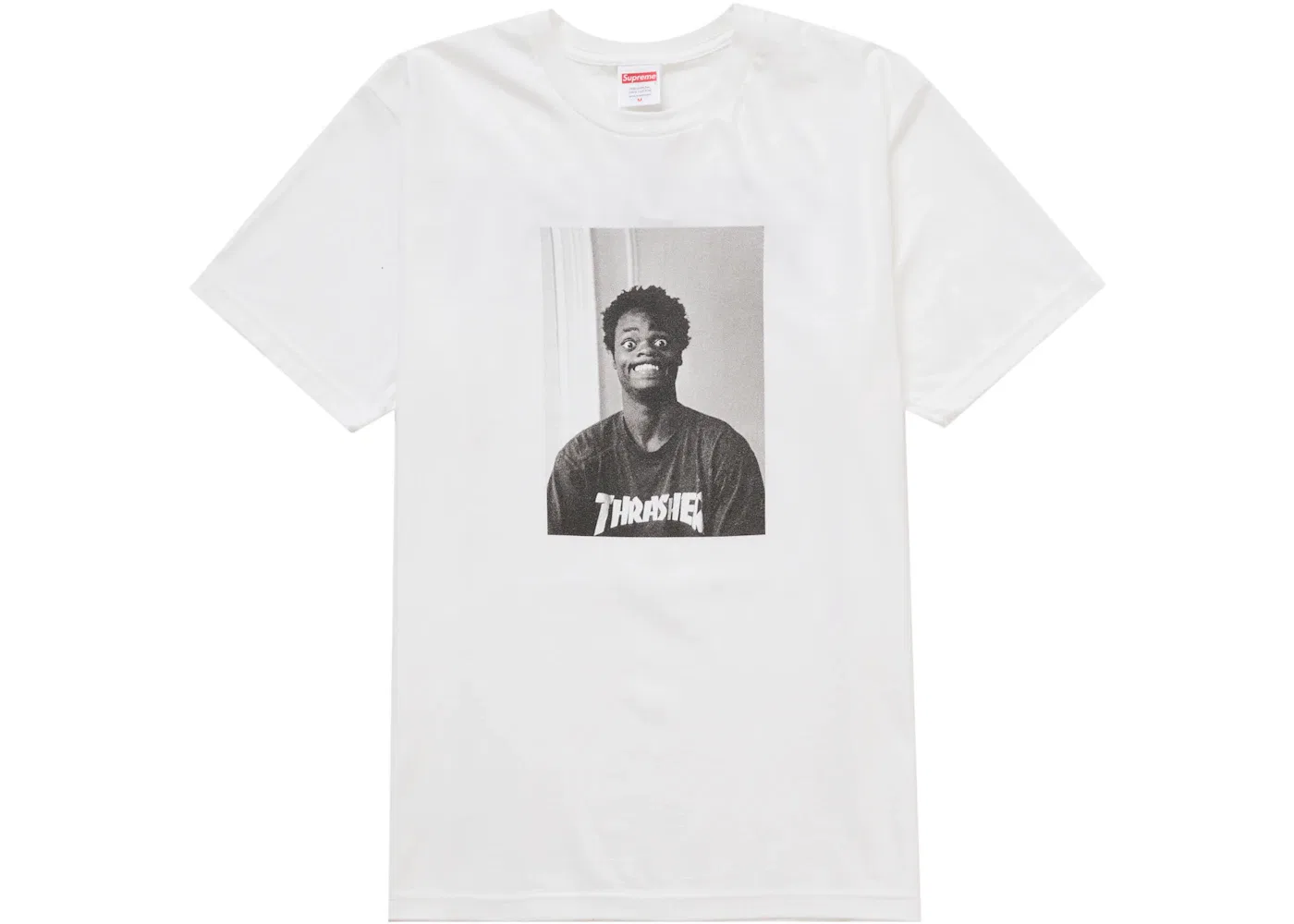 Мужская футболка с принтом Supreme Thrasher Harold, White