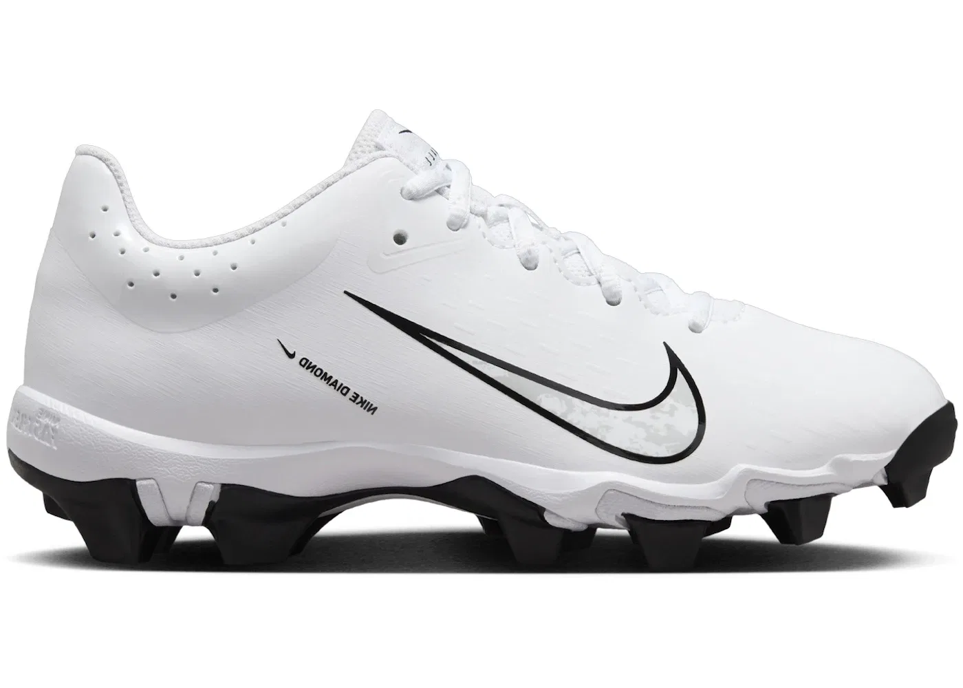 Детские бутсы Nike Hyperdiamond 4 Keystone, White/Black/Pure Platinum