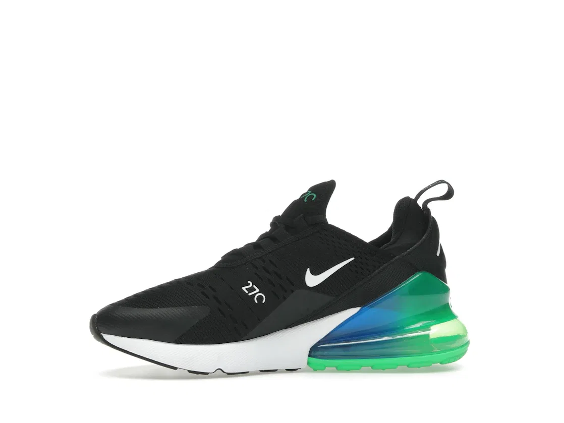 Детские кроссовки Lifestyle Nike Air Max 270, Black/Malachite/Photo Blue/White — фото 3