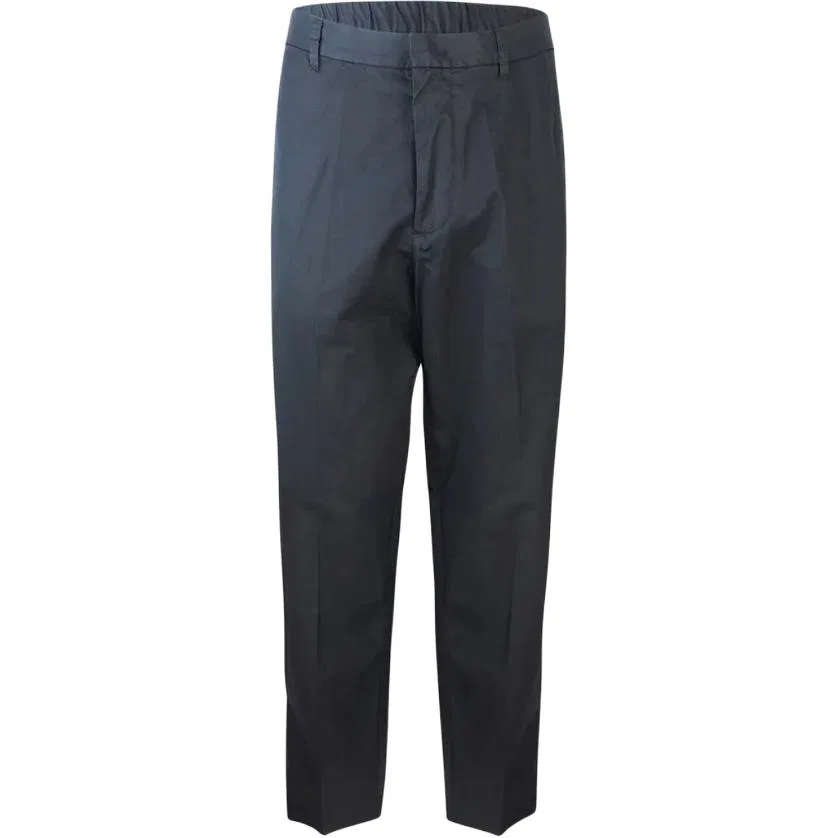 Брюки повседневные с логотипом Emporio Armani, Black