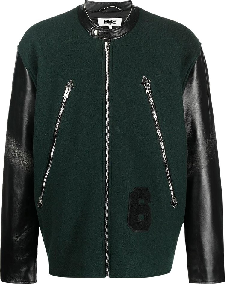 

Куртка MM6 Maison Margiela Jacket 'Petrol Green', зеленый