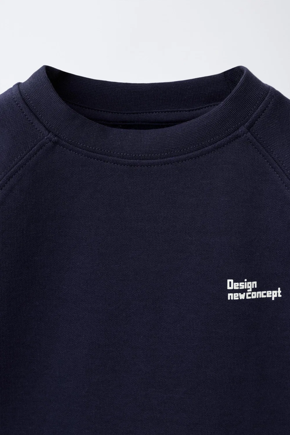 Спортивный комплект из футболки и шорт-бермуд из хлопка. ZARA, Navy blue — фото 3