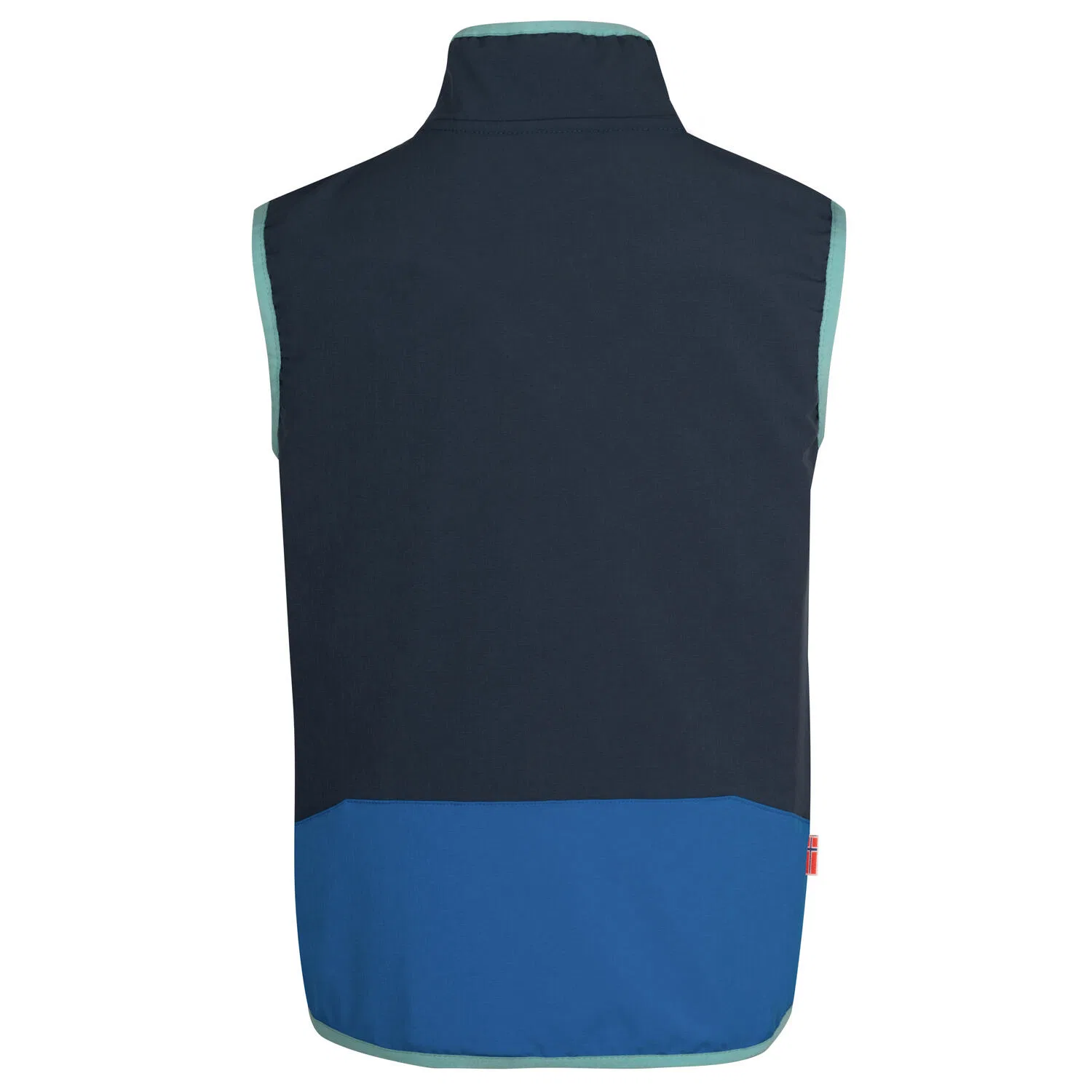 Детская легкая ветрозащитная жилетка Balestrand Vest Trollkids, Kobaltblau Navyblau Turkis — фото 2