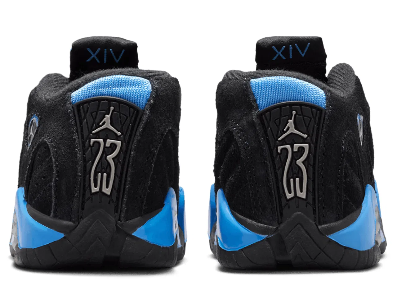 Кеды для мальчиков Retro 14 Jordan, цвет Black/University Blue/White — фото 3