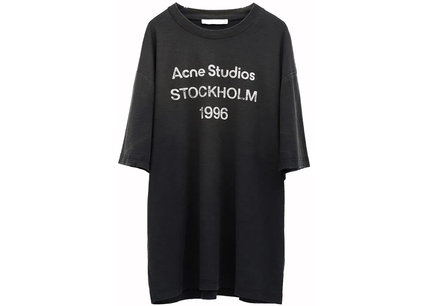 Женская футболка с принтом Acne Studios T-Shirt, Faded Black Bm0