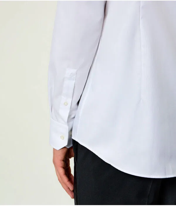 Мужская рубашка slim fit H-HANK-SP-B1-C1-261 BOSS, белый — фото 4