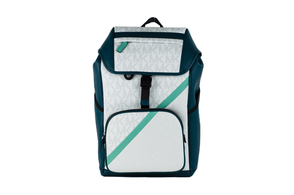 

Сумка-рюкзак Signature Cooper Sport Flap Lagoon Large Backpack Michael Kors