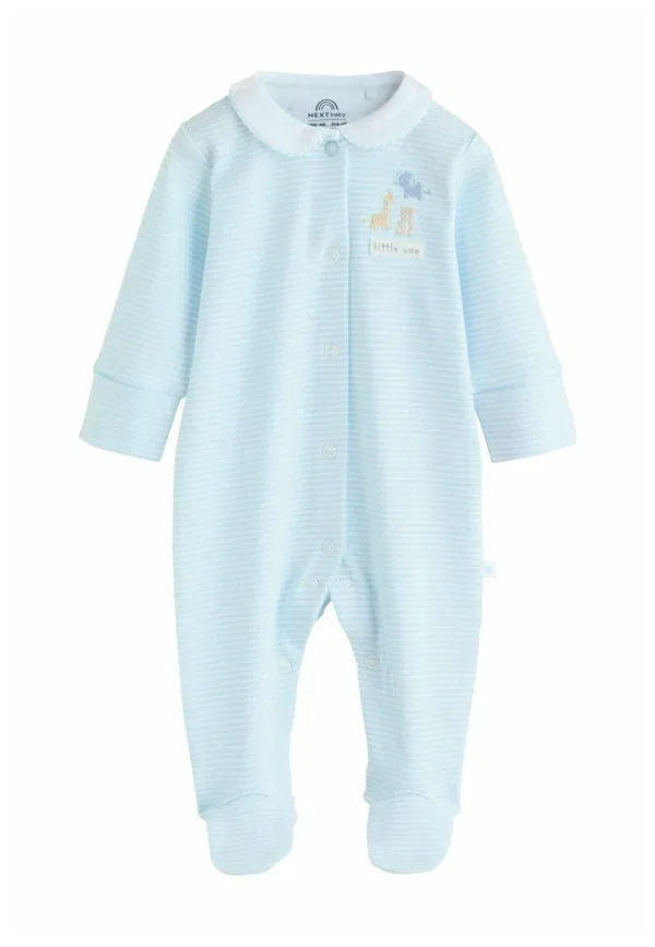 Комплект пижам с принтом Animals Regular fit - 3 pack - sleep suit Next, белый — фото 4