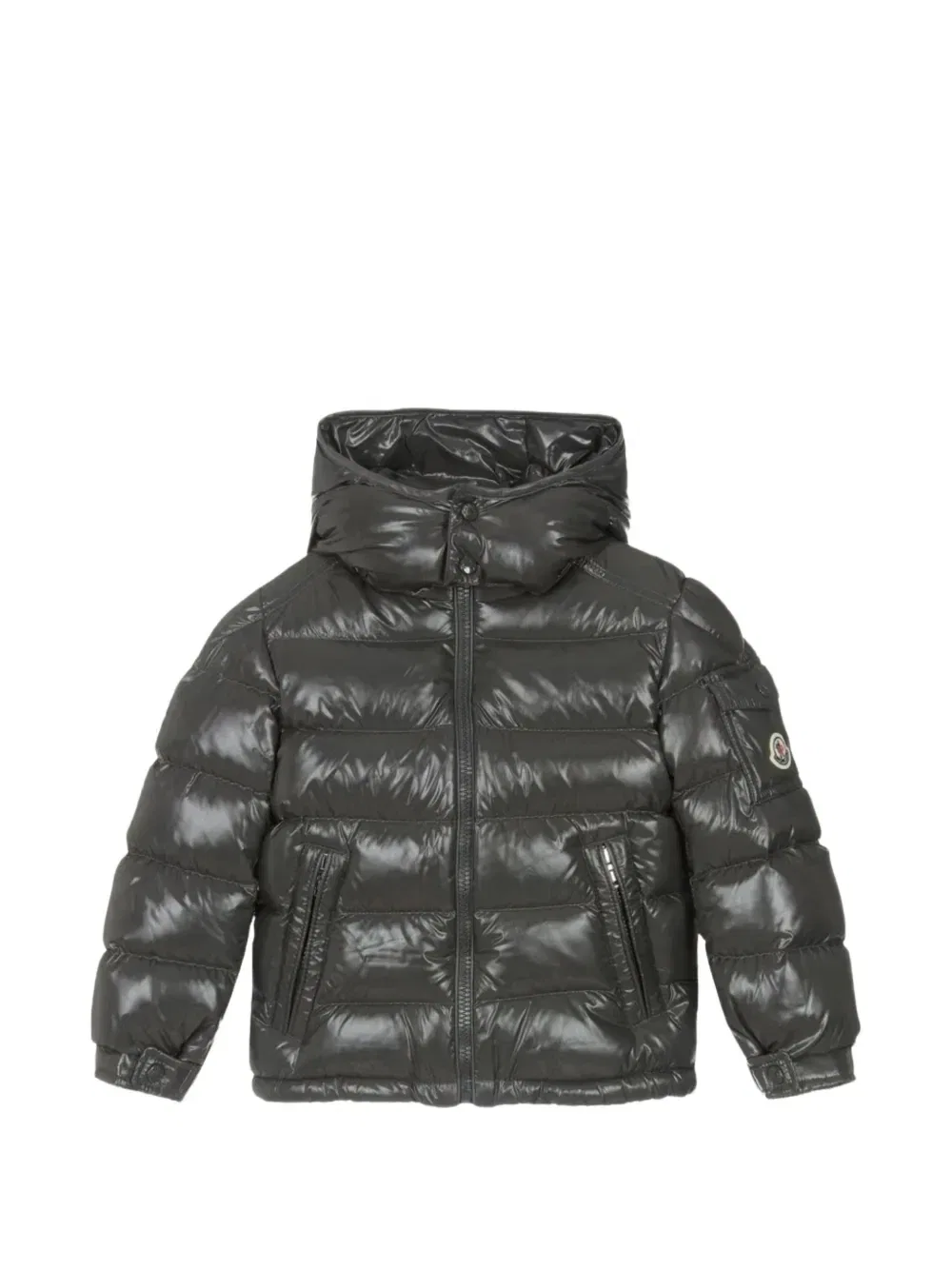 Стеганая куртка «Майя» Moncler Enfant, серый