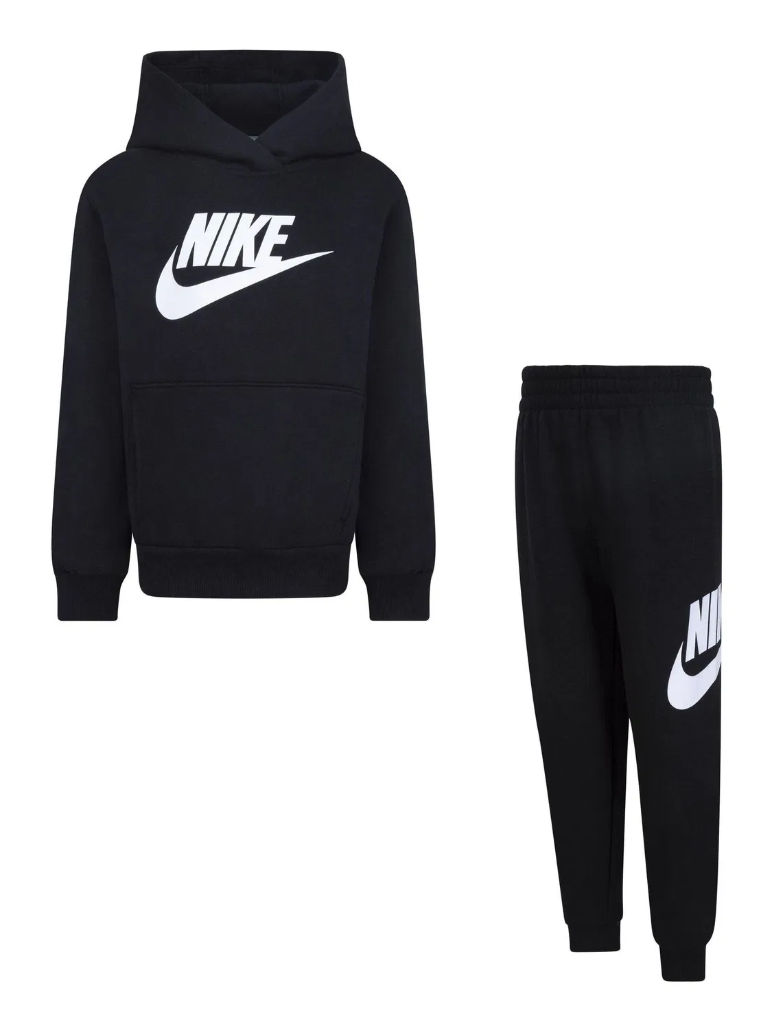 Костюм спортивный, флисовый, Club Nike, черный — фото 3