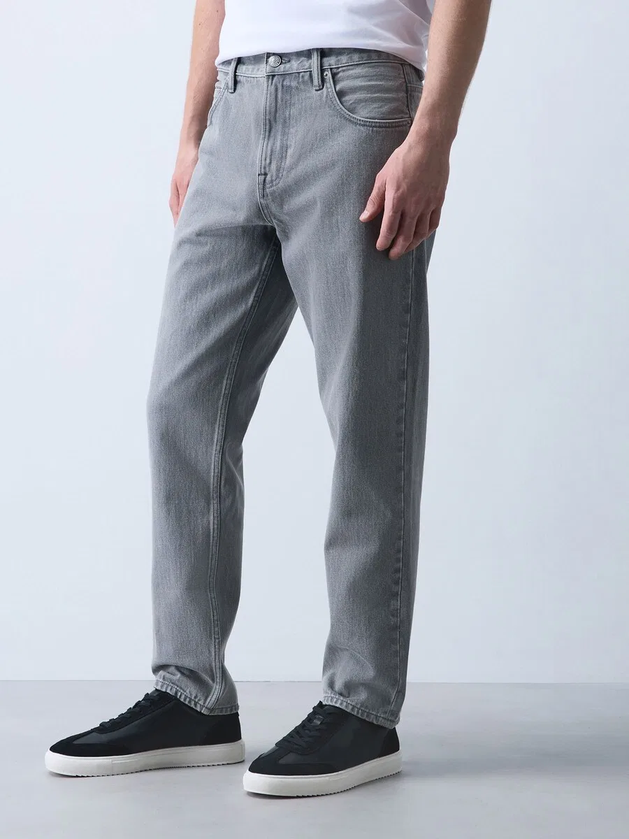 Джинсы Next Slim fit серого цвета — фото 2