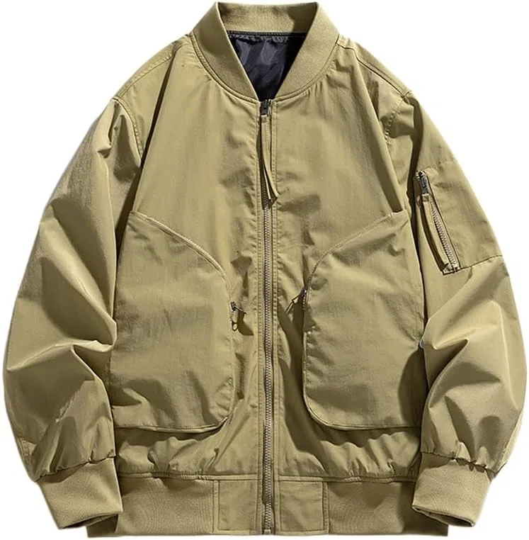 Мужской утеплённый бомбер Khaki