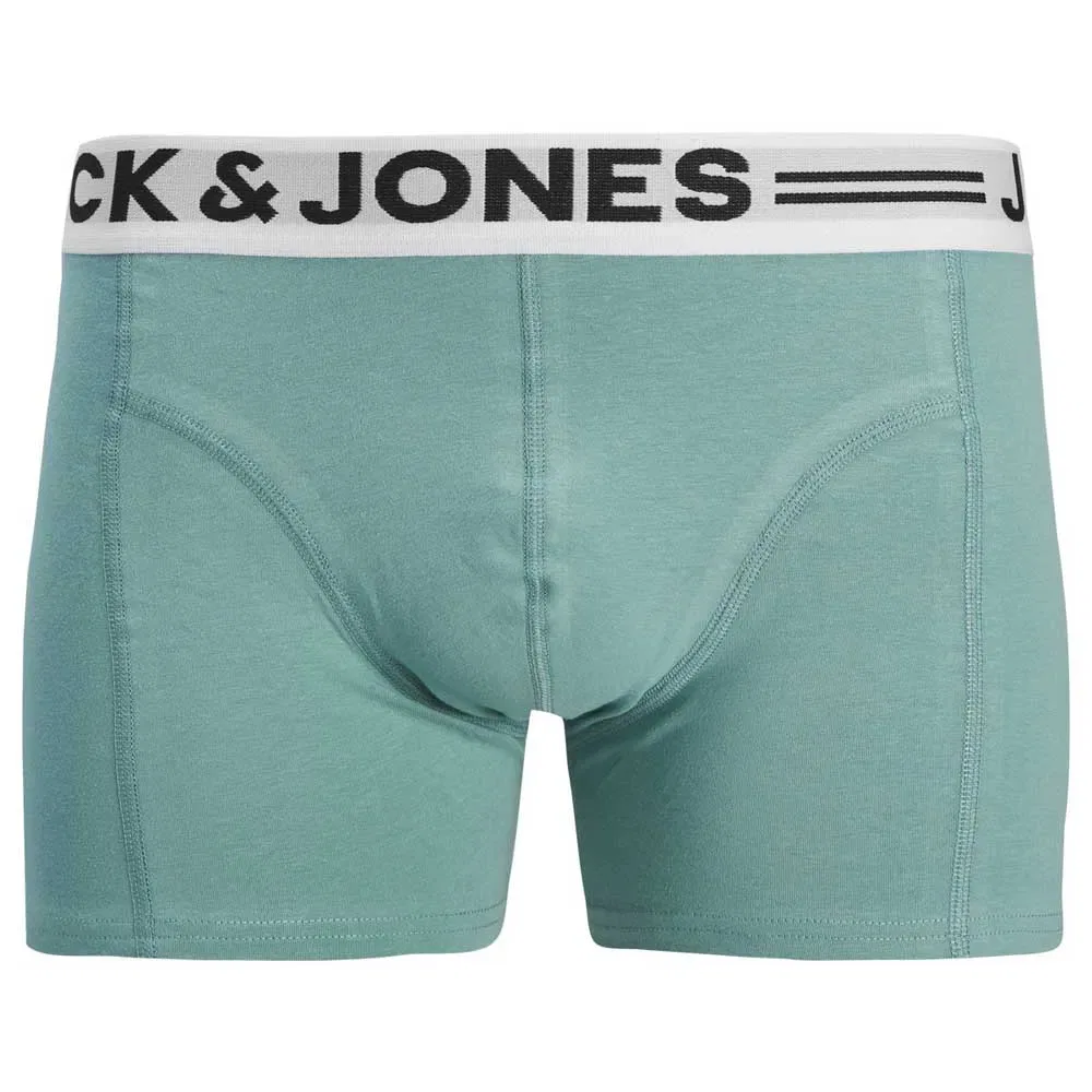 Комплект боксеров Sense 3 шт Jack & Jones, синий — фото 2