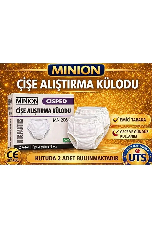 Детские трусы для девочек 2 шт Minion, White