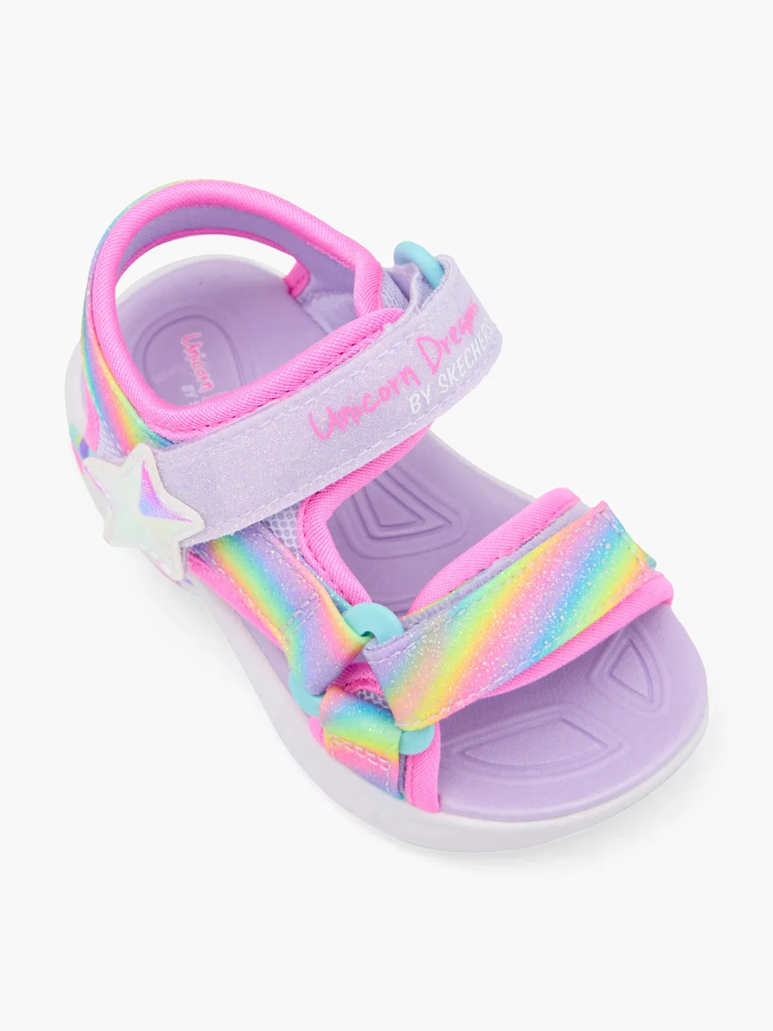 Детские сандалии с подсветкой Skechers, мультиколор — фото 2