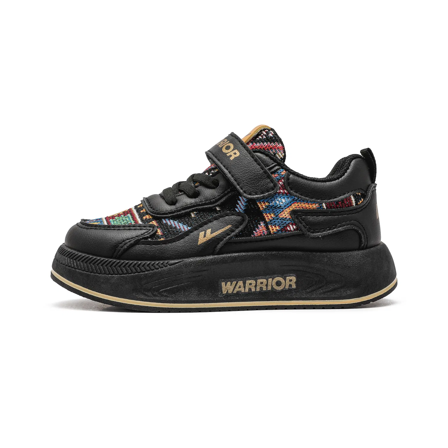 Детские кроссовки для скейтбординга с вентиляцией Black WARRIOR
