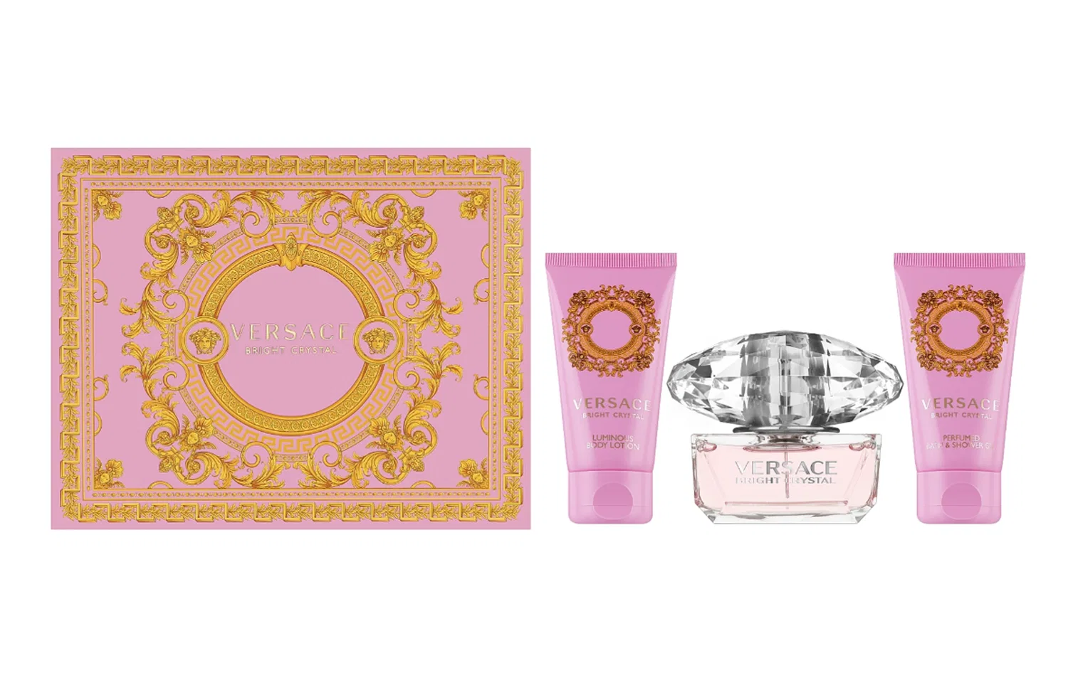 Женский набор парфюмерных изделий VERSACE, 3x50 мл, Lotus Musk