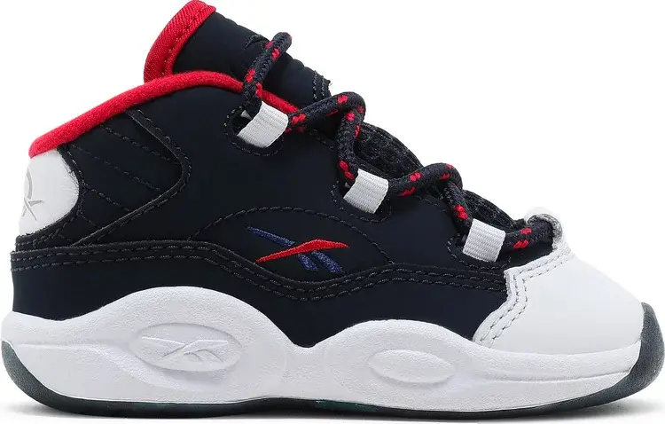 

Кроссовки question mid toddler 'usa' Reebok, синий, Синий;черный, Кроссовки question mid toddler 'usa' Reebok, синий